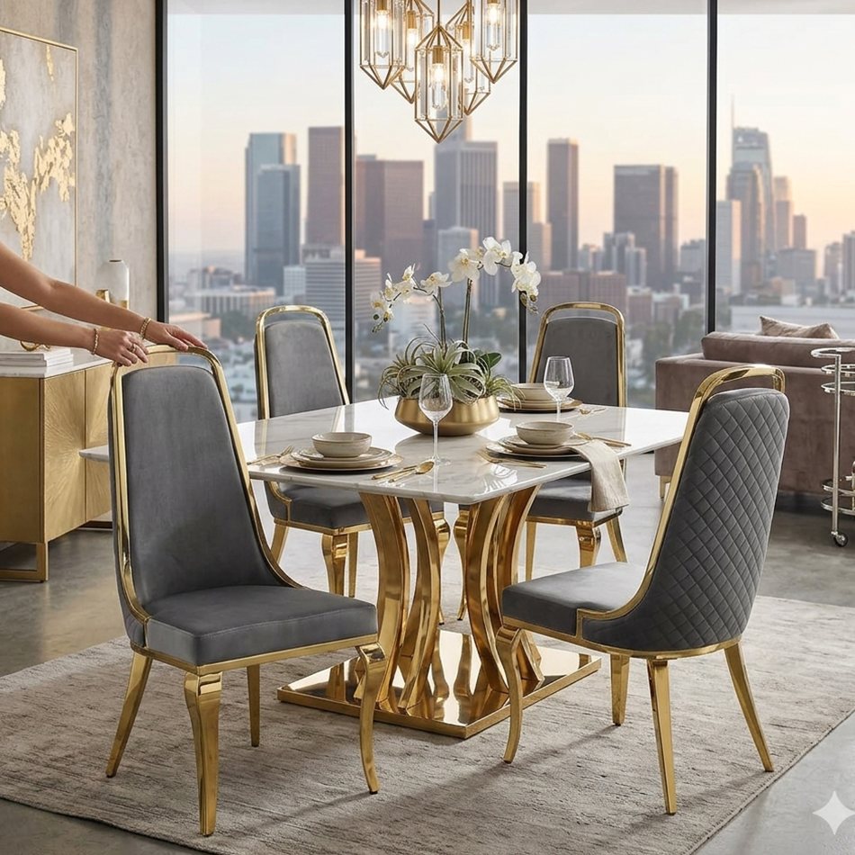 John Lewis - Aurélia Quilted Dining Chair