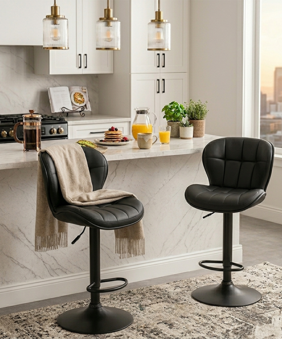 John Lewis - Skyline Set of 2 Barstools